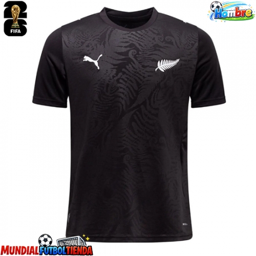 Camiseta Nueva Zelanda Primera Equipación Replica Mundial 2026 mangas cortas